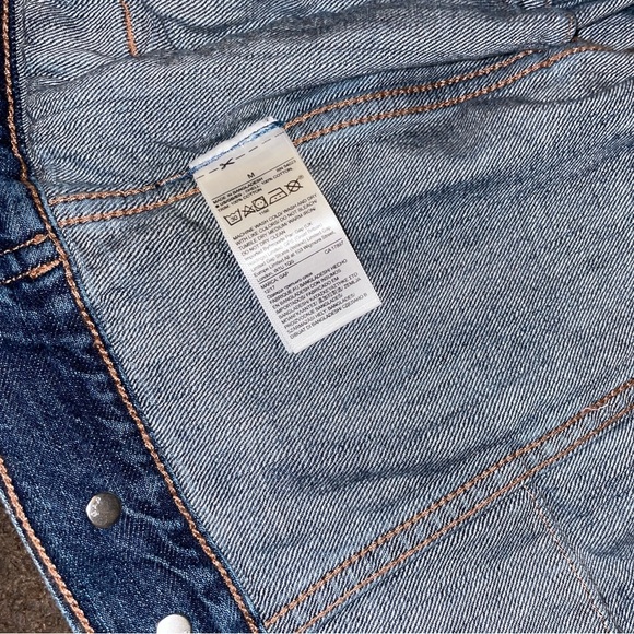 Gap Icon Denim Jacket with Camo Patchwork - Picture 8 of 9